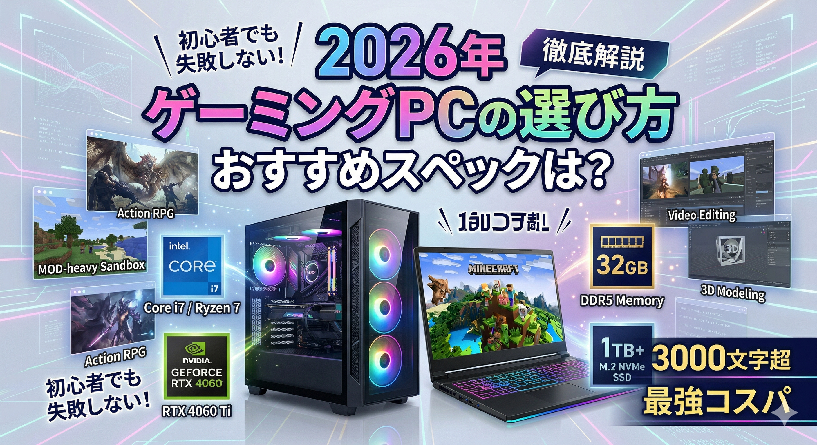 2026年 ゲーミングPCの選び方